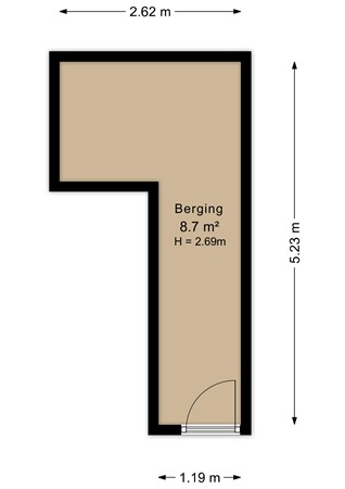 Matenalaan 73, 6825 DR Arnhem - Berging