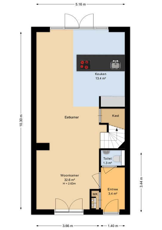 mediumsize floorplan