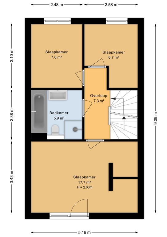 mediumsize floorplan