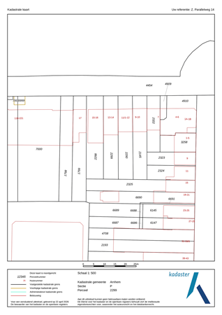 Zuidelijke Parallelweg 14, 6812 BN Arnhem - kadaster