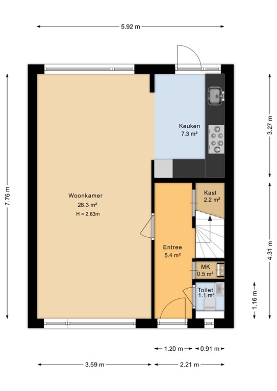 mediumsize floorplan