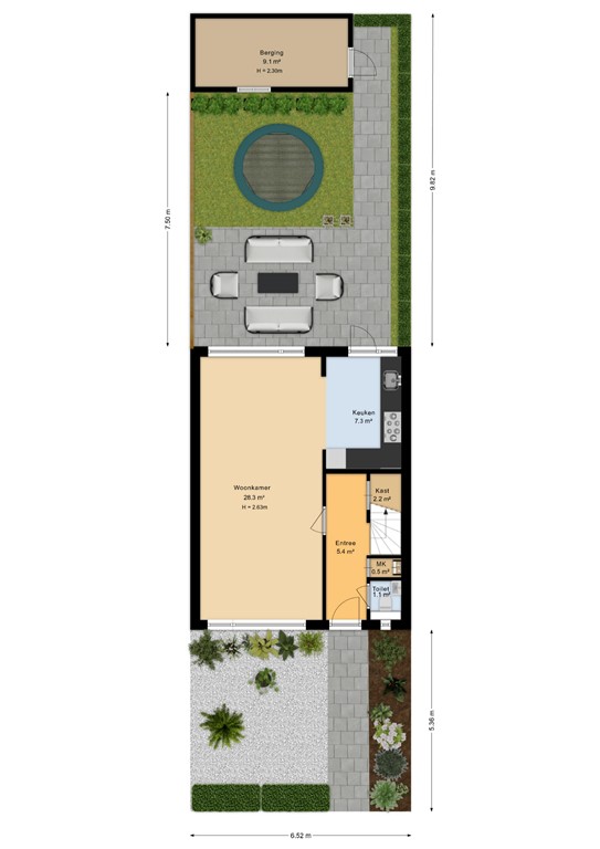 mediumsize floorplan