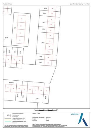 Hofsingel 54, 6834 GL Arnhem - kadaster