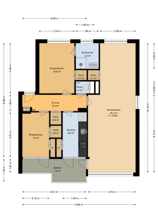 mediumsize floorplan