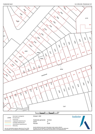 Sloetstraat 110, 6821 CZ Arnhem - kadaster
