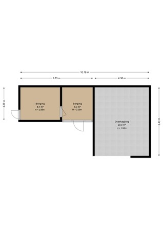 Van Schaikstraat 31, 6921 BK Duiven - Berging