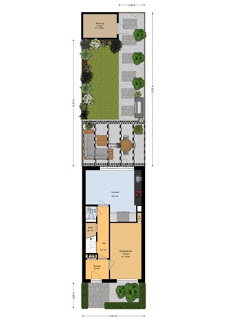 IJssellaan 52A, 6826 DR Arnhem - Begane grond-tuin