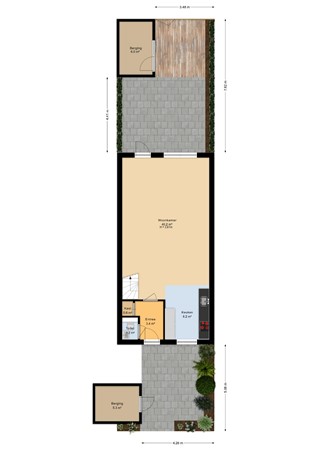 Eimersland 23, 6832 GS Arnhem - Begane grond-tuin
