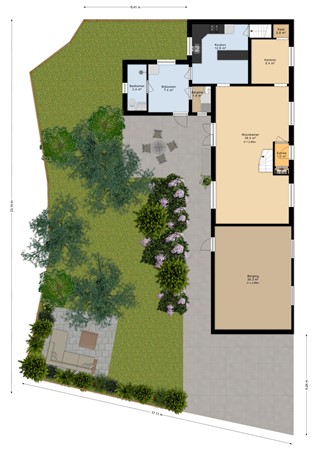 Hoogeweg 3, 6911 KP Pannerden - Begane grond-tuin