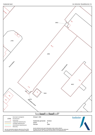 Sleutelbloemstraat 61, 6841 CZ Arnhem - kadaster