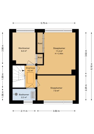 Hunenborgstraat 16, 6825 BT Arnhem - 