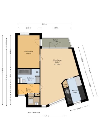 De Burcht 40, 6843 JH Arnhem - 