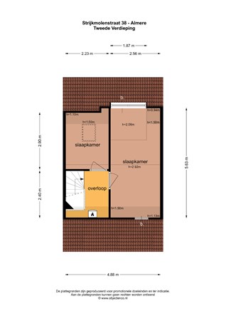 Floorplan - Strijkmolenstraat, 1333 EN Almere