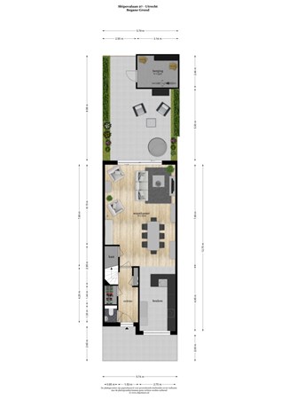 Floorplan - Shipovalaan 27, 3545 DC Utrecht