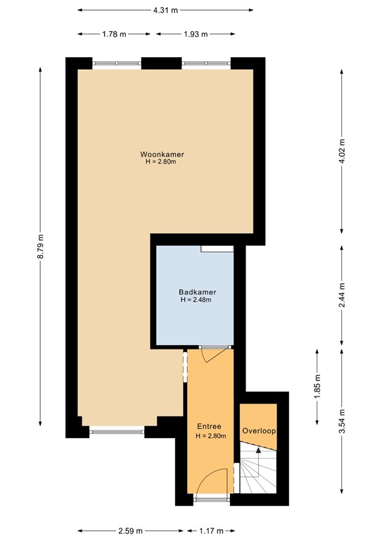 mediumsize floorplan