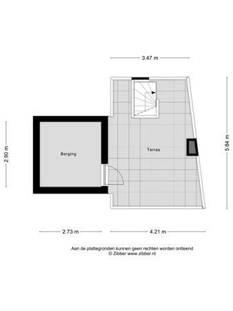 Floorplan - Rapenburgerstraat 73E2, 1011 VK Amsterdam