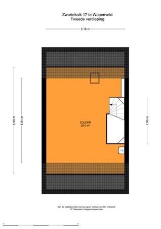Floorplan - Boskolk 5, 8191 TL Wapenveld