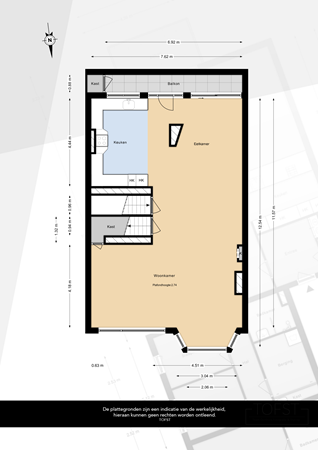 Floorplan - Soestdijksekade 573, 2574 BG Den Haag