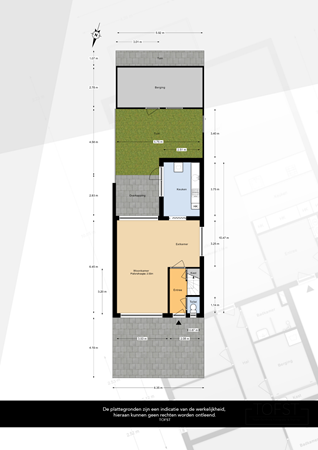 Floorplan - De Ruyterstraat 43, 2676 VZ Maasdijk