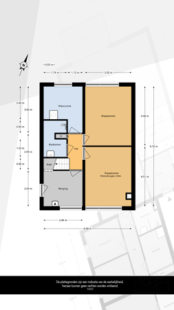 Floorplan - Frans Halslaan 31A, 3141 XE Maassluis