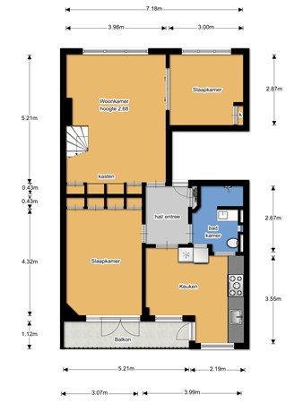 Floorplan - Stadionweg, 1076 NZ Amsterdam