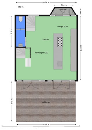 Floorplan - Postjeskade, 1058 DP Amsterdam