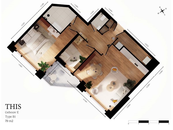 Floorplan - Grasweg, 1031 HX Amsterdam
