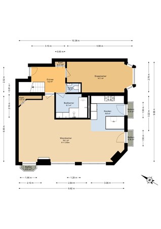 Dintelstraat 61-3, 1078 VR Amsterdam - 