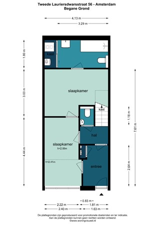 Tweede Laurierdwarsstraat 56, 1016 RC Amsterdam - 