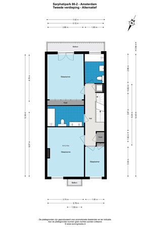 Sarphatipark 86-2, 1073 EB Amsterdam - 