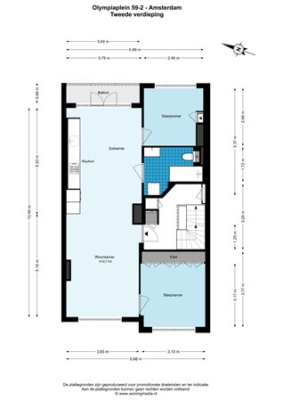 Olympiaplein 59-2, 1077 CN Amsterdam - 