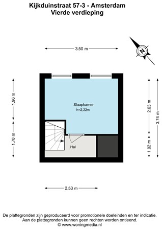 Kijkduinstraat 57-3, 1055 XS Amsterdam - 