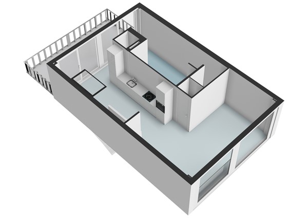Kea Boumanstraat 38D, 1095 MA Amsterdam - Kea Boumanstraat 38-D - Amsterdam - 3e_verdieping - 3D  _5.jpg