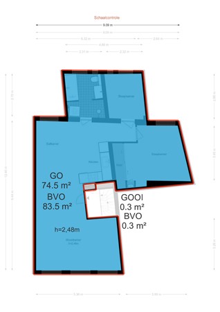 Gerard Doustraat 15-1, 1072 VJ Amsterdam - Gerard Doustraat 15-1 - Amsterdam - NEN plattegrond.jpg