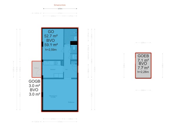 Van Beuningenstraat 67, 1051 XD Amsterdam - Van Beuningenstraat 67 - Amsterdam - NEN plattegrond - 2D.jpg