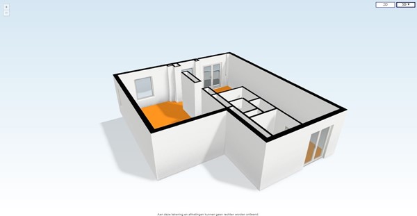 Herengracht 187A, 1016 BE Amsterdam - Herengracht floor-plan  1st floor 3D 23-10-2015.jpg