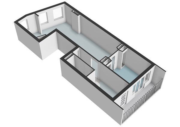 Hobbemakade 61-3, 1071 XL Amsterdam - Hobbemakade 61-3 - Amsterdam - Derde verdieping - 3D  _2.jpg