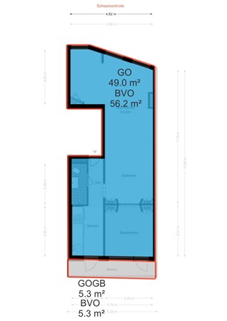 Hobbemakade 61-3, 1071 XL Amsterdam - Hobbemakade 61-3 - Amsterdam - NEN plattegrond.jpg