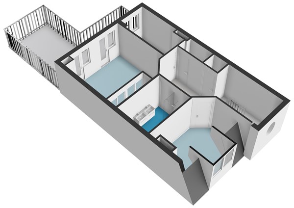 Rhijnvis Feithstraat 23-3, 1054 TV Amsterdam - Rhijnvis Feithstraat 23-3 - Amsterdam - Vierde verdieping - 3D  _4.jpg