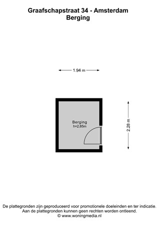 Graafschapstraat 34, 1079 PE Amsterdam - Graafschapstraat 34 - Amsterdam - Berging - 2D.jpg