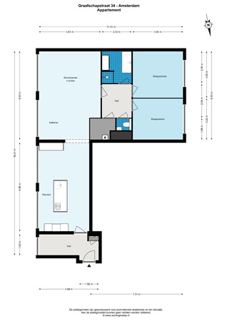 Graafschapstraat 34, 1079 PE Amsterdam - Graafschapstraat 34 - Amsterdam - Appartement - 2D.jpg