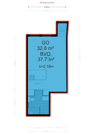 Singel 99A, 1012 VG Amsterdam - Single 99-A - Amsterdam - NEN plattegrond.jpg