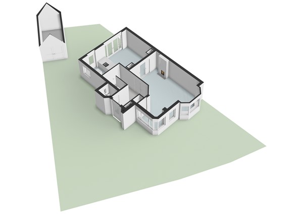 Iepenlaan 11, 2061 GG Bloemendaal - Iepenlaan 11 - Bloemendaal - Perceeltekening - 3D  _2.jpg