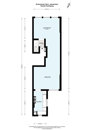 Kinkerstraat 102-2, 1053 EC Amsterdam - Kinkerstraat 102-2 - Amsterdam - Tweede Verdieping - 2D.jpg