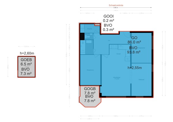 Logger 308, 1186 RZ Amstelveen - Logger 308 - Amstelveen - NEN plattegrond - 2D.jpg
