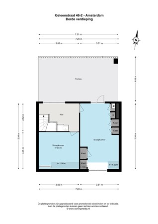 Geleenstraat 46-2, 1078 LG Amsterdam - Geleenstraat 46-2 - Amsterdam - 3e_verdieping - 2D.jpg