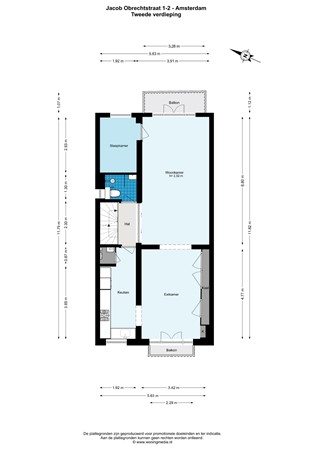 Jacob Obrechtstraat 1-2, 1071 KC Amsterdam - 