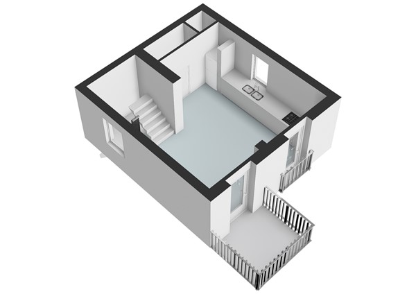 Kerkstraat 14A, 1017 GL Amsterdam - Kerkstraat 14-A - Amsterdam - 1e_verdieping - 3D  _3.jpg