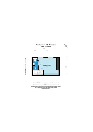 Weteringschans 41E, 1017 RW Amsterdam - Weteringschans 41E - Amsterdam - Zesde Verdieping - 2D.jpg