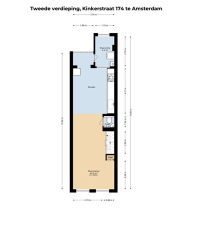 Kinkerstraat 274C, 1053 GB Amsterdam - Plattegrond 2.jpg